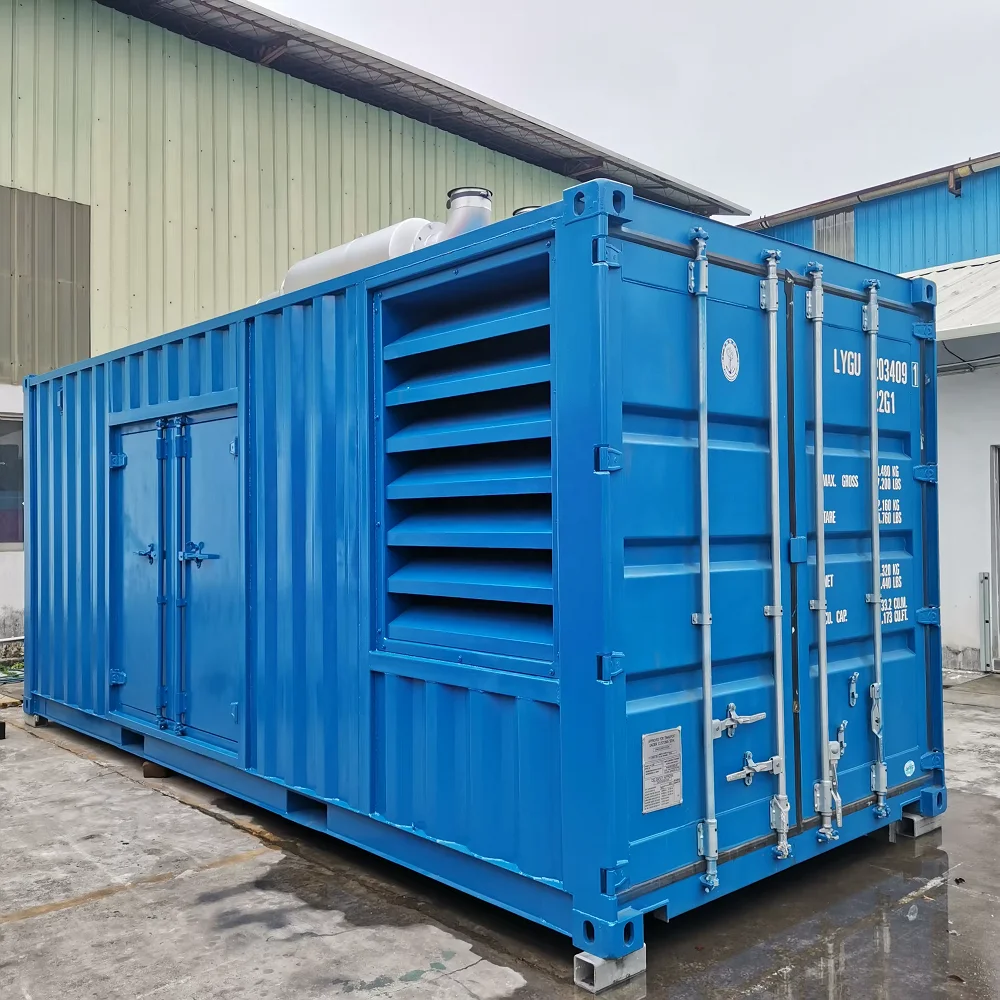NPC Caterpillar Cat Factory Engine 1200kw Silent Container Diesel Generators 1500kva With Perkins Engine