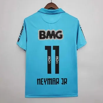 High Quality Retro 11-12 Santos Away Football Jersey Neymar Soccer Wear Soccer Jersey T-Shirt