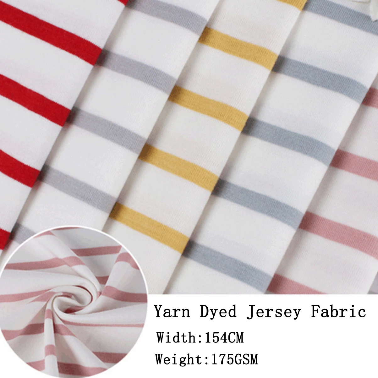 Ткань из окрашенной пряжи в полоску без рукавов с трапециевидным силуэтом и цветными полосками в Джерси, трикотаж: ткани для мужских весной и летом одежды футболка ткань