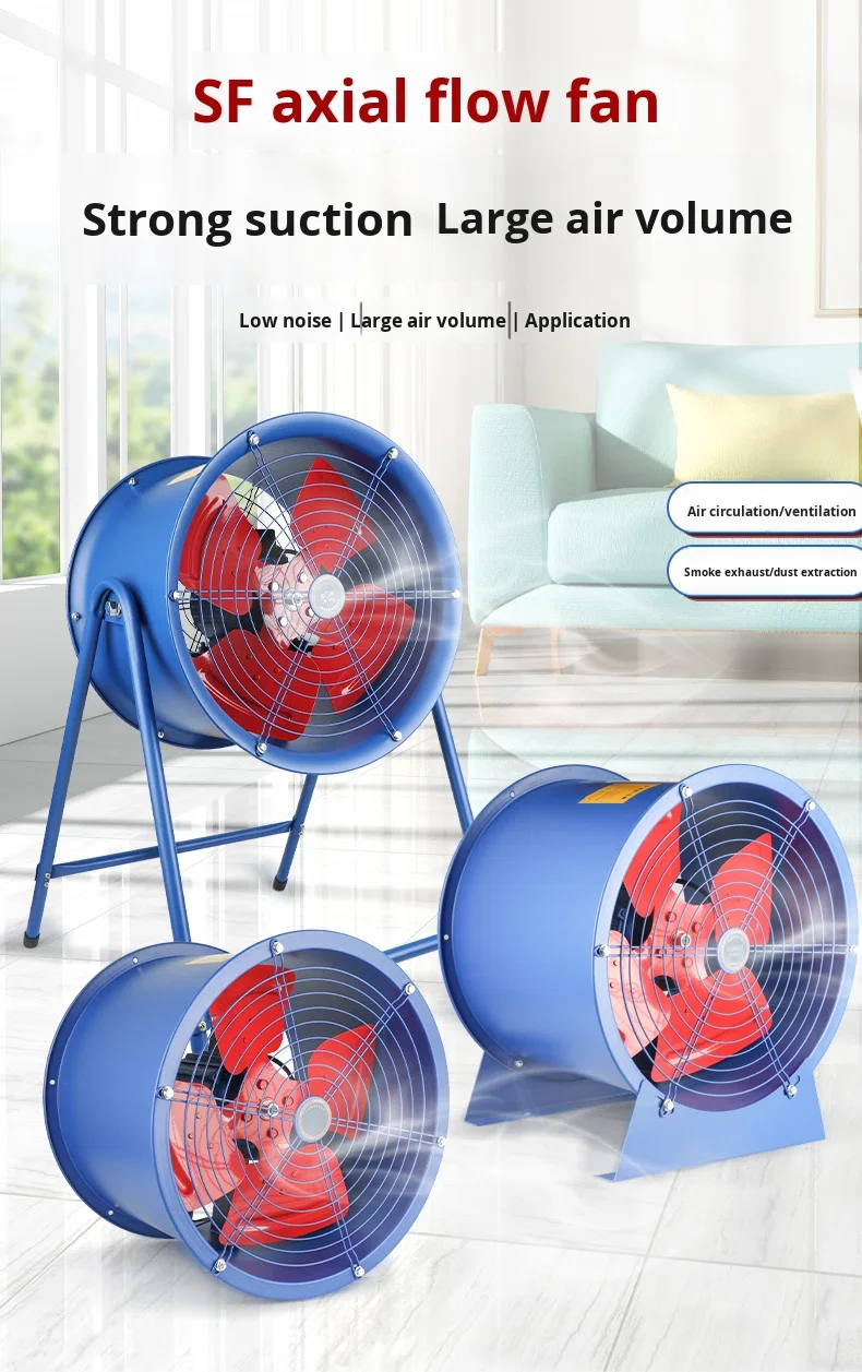 Noise Axial Exhaust Fan, 220 V, Electric - detail 2