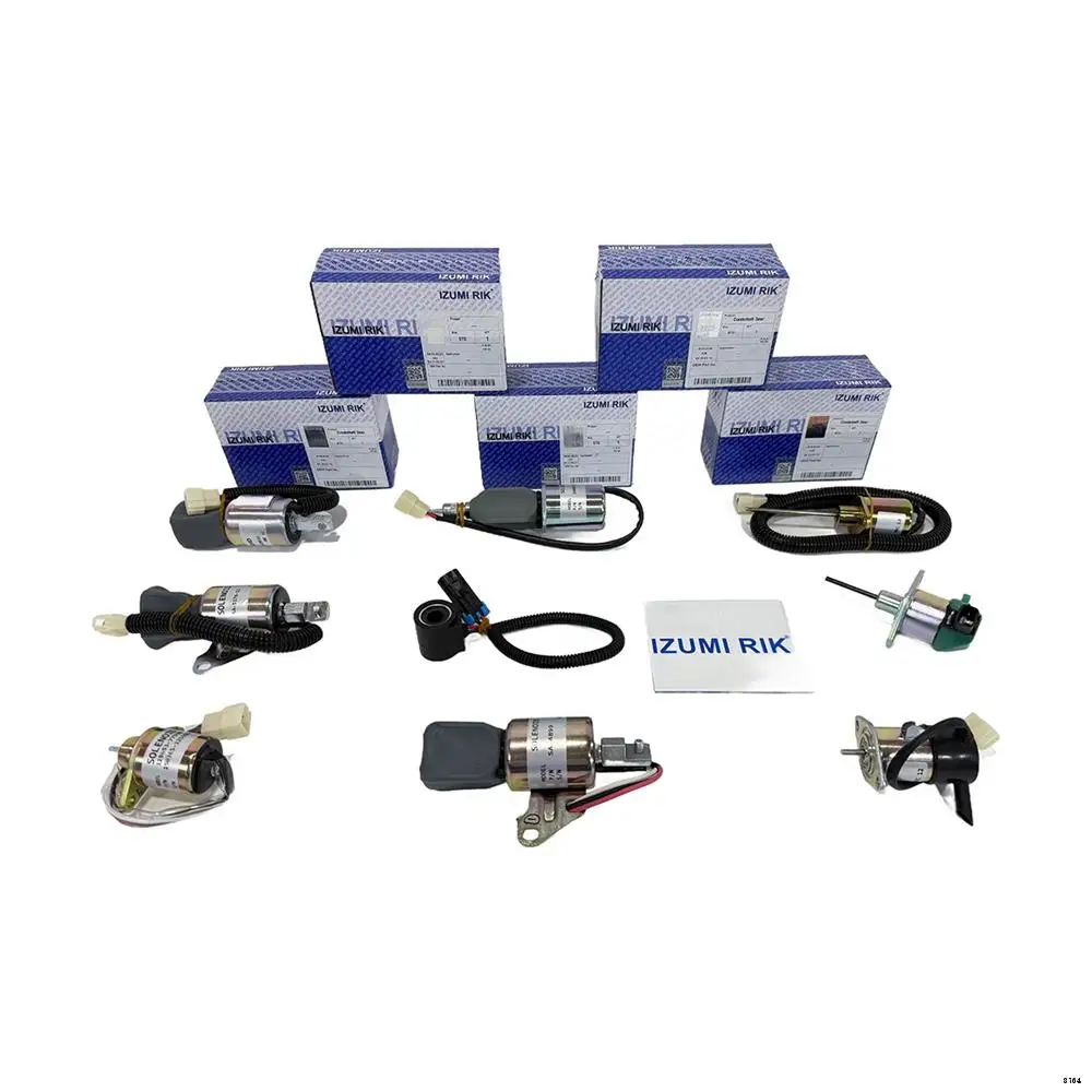 Diesel Engine Parts IZUMI RIK F17D Stop Solenoid Valve for Hino