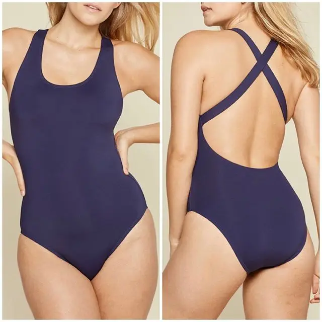 Custom Design Woman Fitness Bikini Girl One Piece Swimsuit Sexy Recycle Beachwear Active Sport Plus Size Cover up Reversible OEM