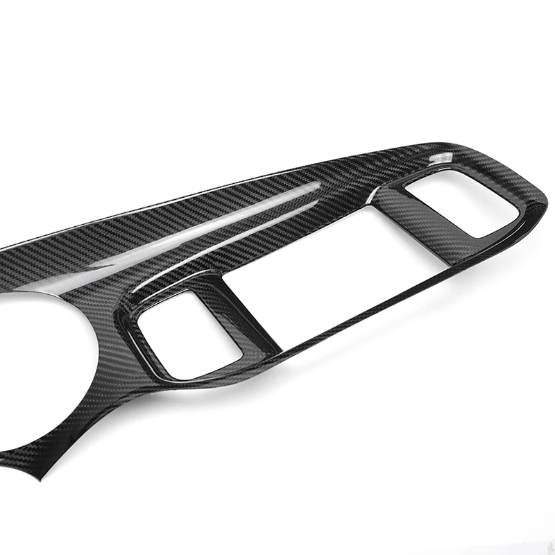 Carbon Fiber Interior Center Dashboard Kit 2PCS For Dodge Charger 2015-2023