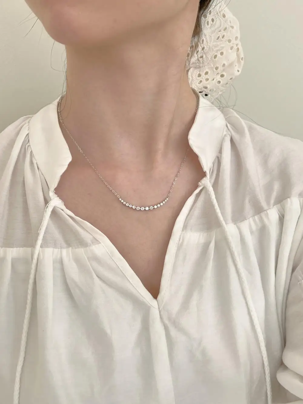KAKODIY 5A Zirconia Chain 925 Sterling Silver Fine Jewelry Luxury 14K Gold Plated Stackable Necklace detail 4