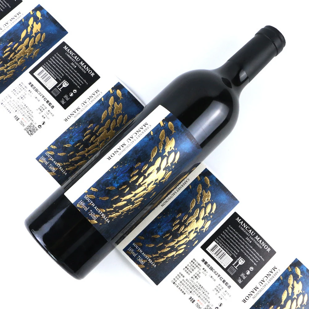 Vinyl Wine Labels
