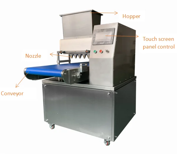 Commercial Automatic Wire Cutter Biscuit Cookie Machine Cookie Depositor