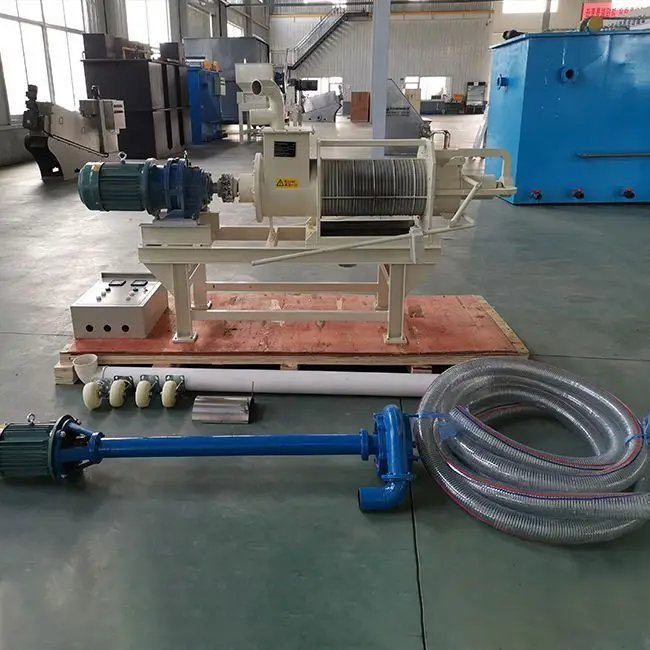 Сепаратор навоза, используемый в животных, навоз коровы, винтовой пресс, твердый жидкий сепаратор