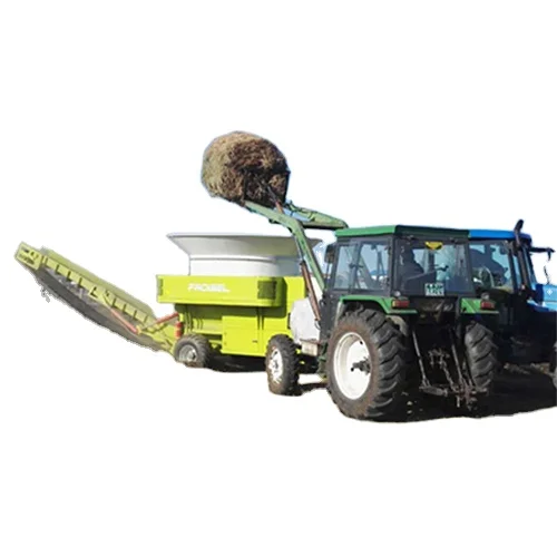 Large Scale Tractor PTO Corn Stalk Tub Grinder Maize Silage Straw Hammer Mill Shredder