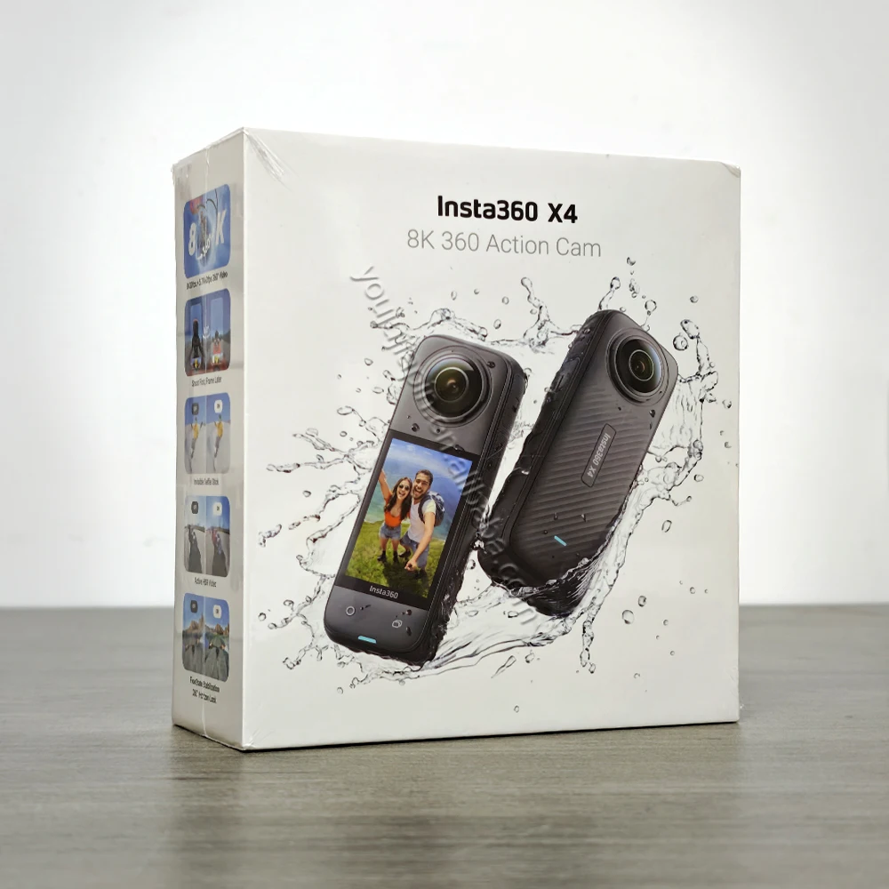 Original Insta 360 X4 360 Action Camera – 8K Video, 10M Waterproof