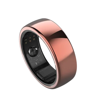Titanium Smart Health Ring With Blood Oxygen Heart HRV Tracking  Wearable Devices Electronic Ring For Men Couples