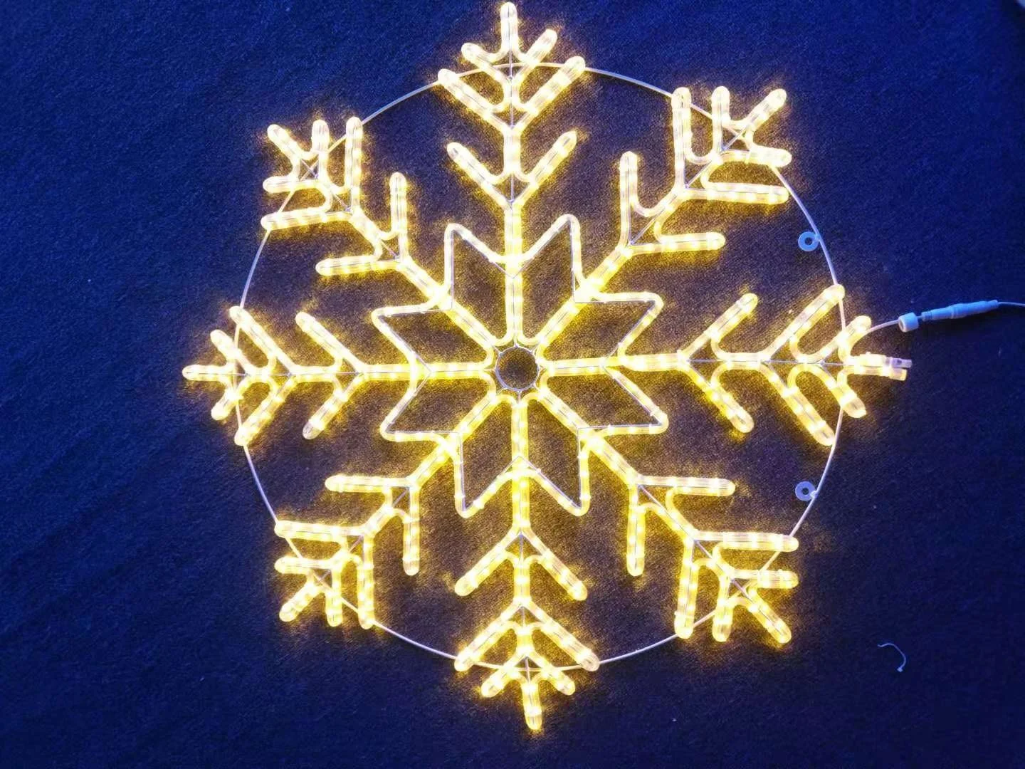 Large Hanging Snowflake Lights