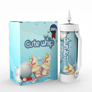 2024 HOT 2000g 3.3l Whipped Cream Chargers Dispenser Whipping Fast Gas Custom Tank Whip Cream Gas Bottle