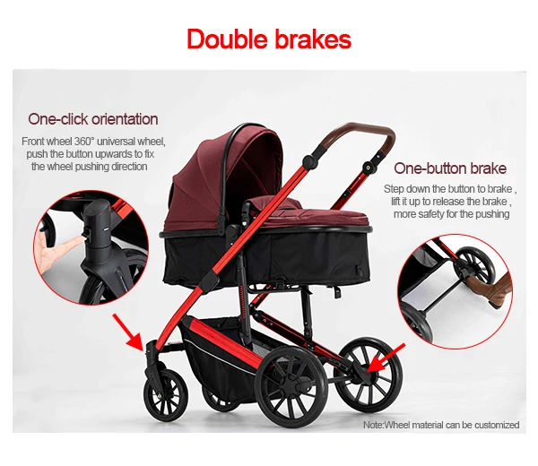 Astm Certificate Luxury Travel System Baby Stroller 3 In 1 Wagon