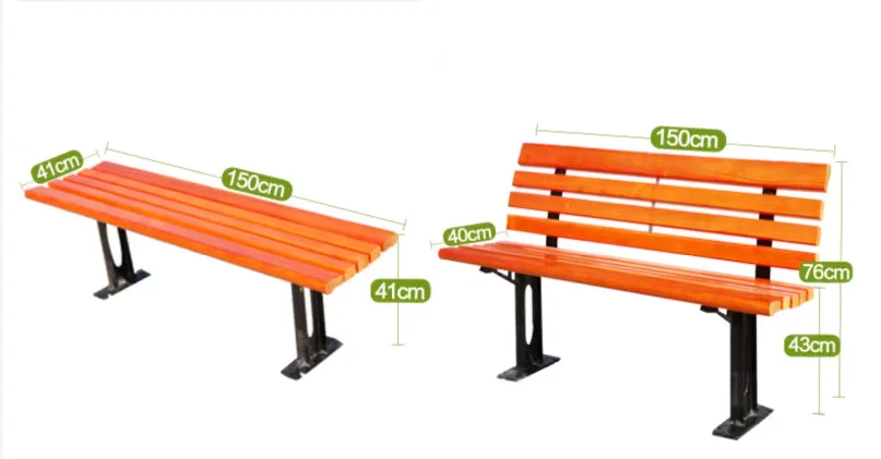 product anticorrosive wood waterproof sun proof and crack proof material outdoor garden benches-70