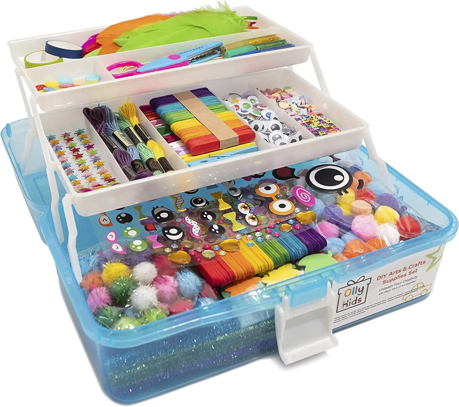 Olly Kids Arts and Crafts Supplies Set