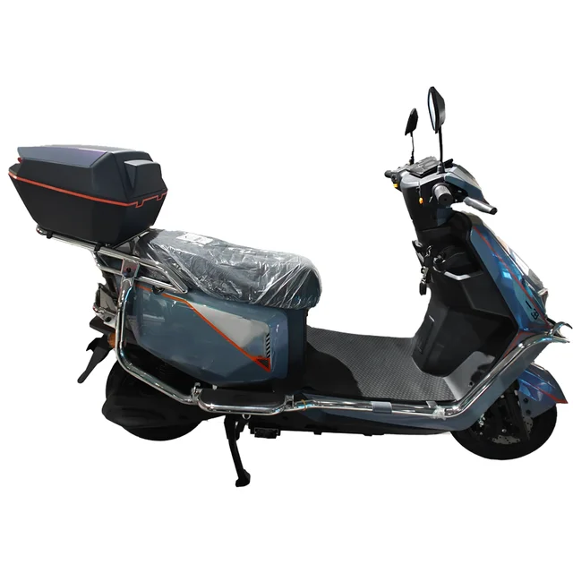 New Style Chinese Factory Blue Cool Disc Brake 800W Wholesale Electric City Bike High Quality Two Seats City E-bike for Adults