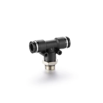 Quick-Connect Plastic PT-G Fittings Straight External G Threaded for Pneumatic Pipes & Tubes