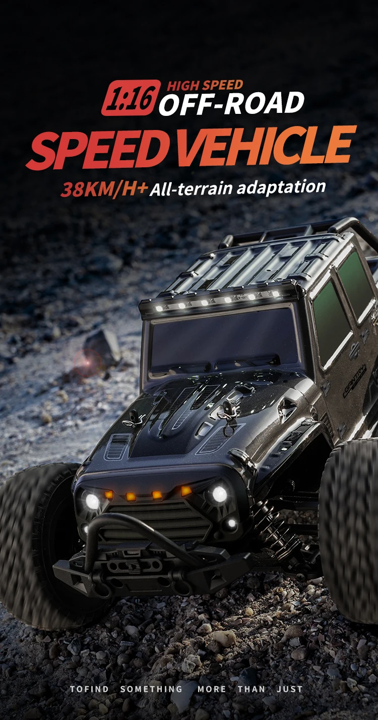 Factory New SCY-16101 RC Off Road 4x4 1/16 Scale Rock Crawler 4WD 2.4G High Speed Drift Remote Control Buggy