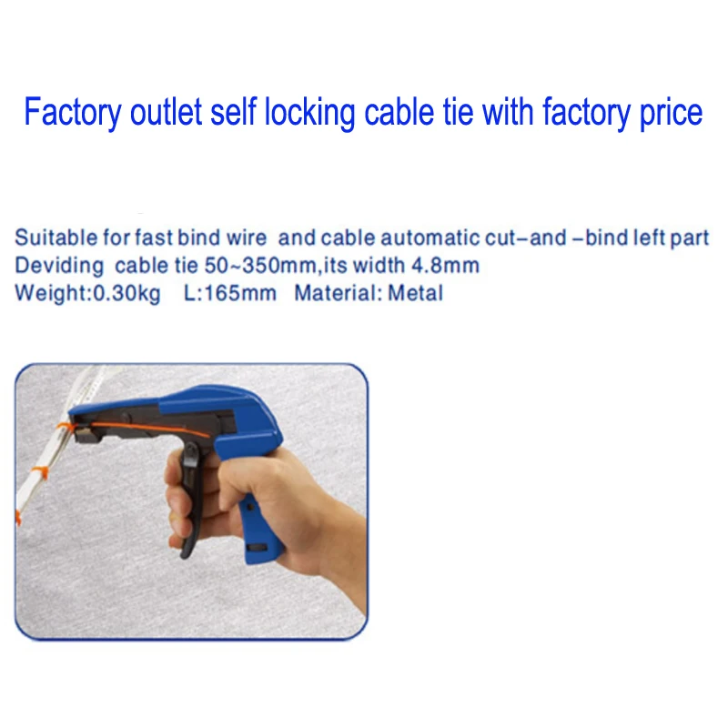 Cable tie tools for locking