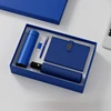 Botella de agua de acero inoxidable + Bolígrafo + Cuaderno + Paraguas + USB