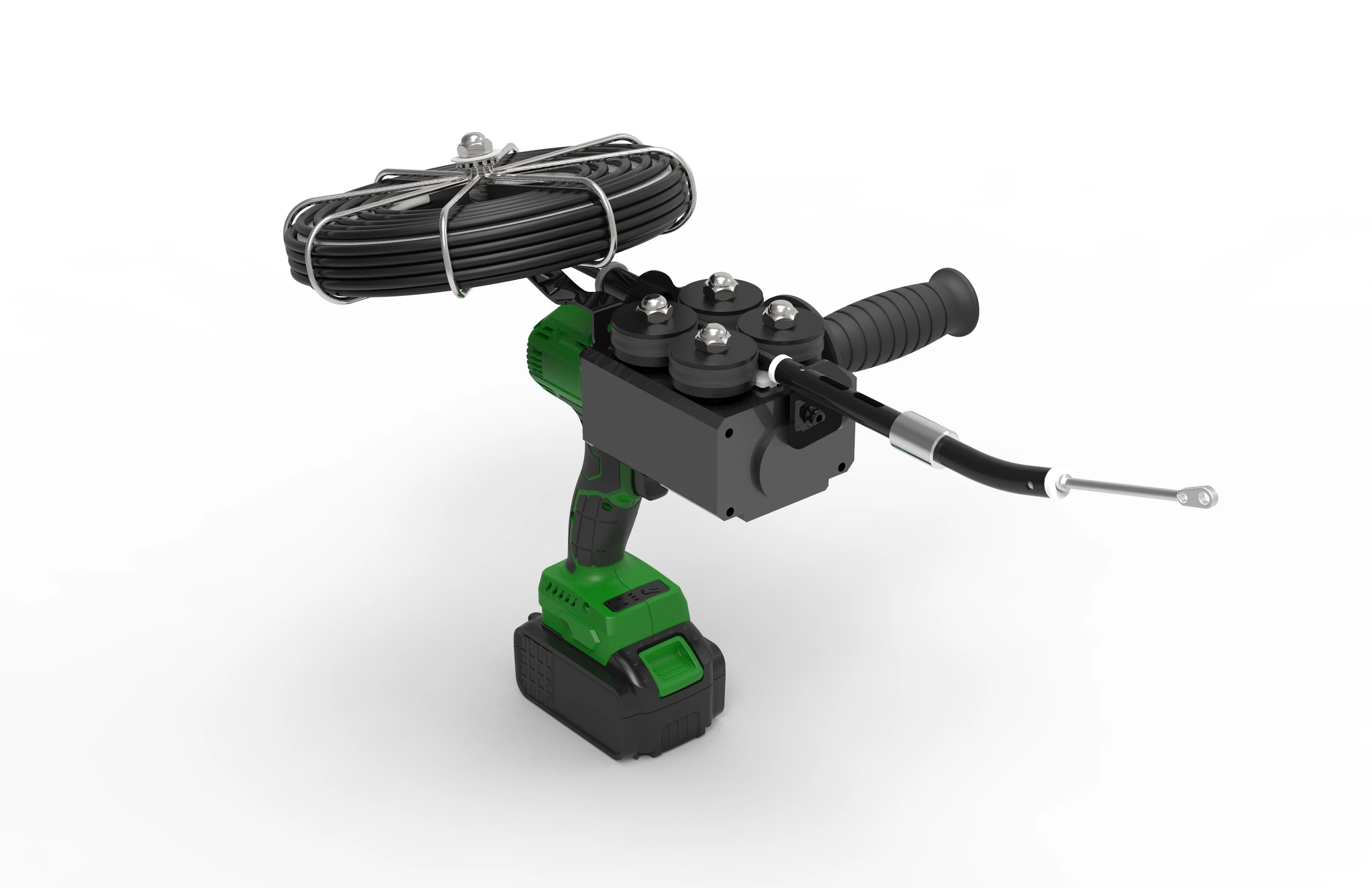 WHAMX 950W 40000mAh Automatic Ratchet Stringing Pipe Threading Machine Electric Pipe Threader