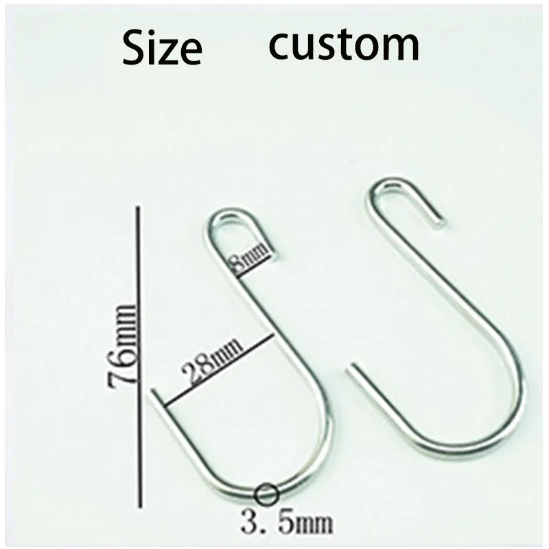 5mm Stainless Steel Butcher Hooks Hanging Meat Butcher S Hook Grill