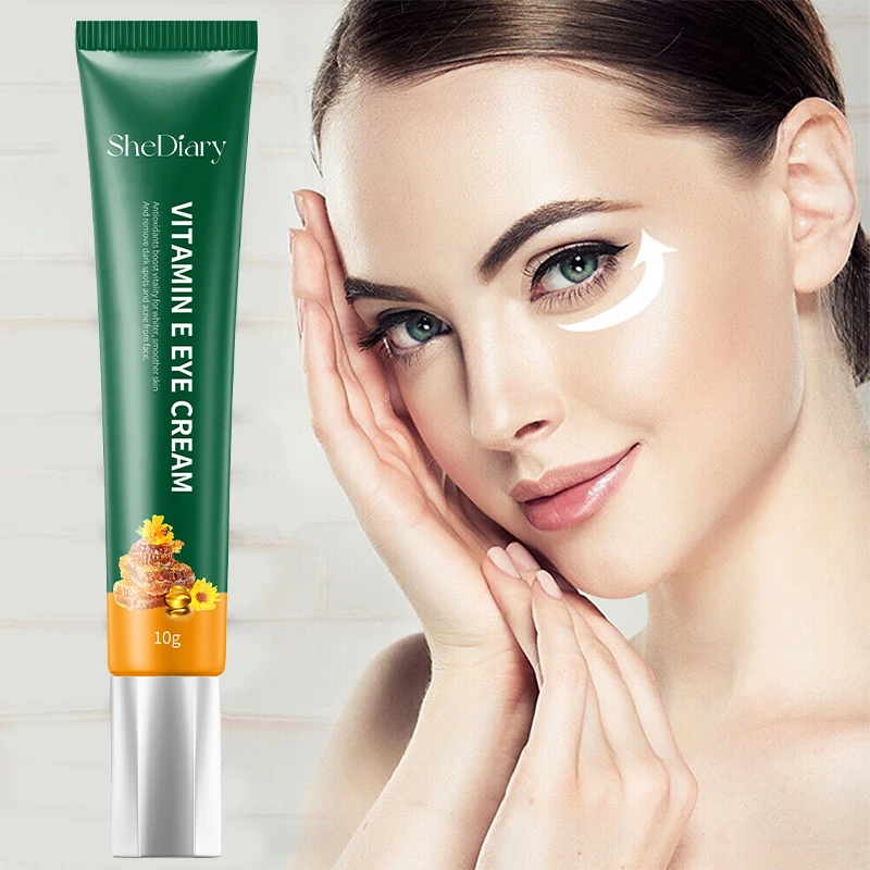 SheDiary Anti Aging Fine Lines Tightening Brightening Hyaluronic Acid Vitamin E Caffeine Under Eye Cream