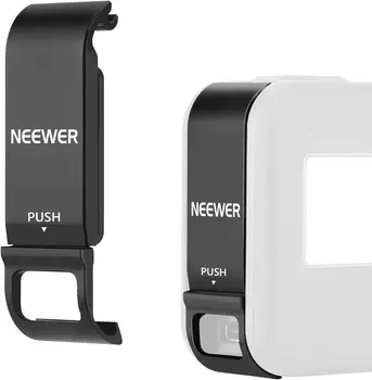 Neewer Removable Battery Cover Type-C Charging Port Adapter Aluminum Alloy Replacement Door Compatible with GoPro Hero 8 Black