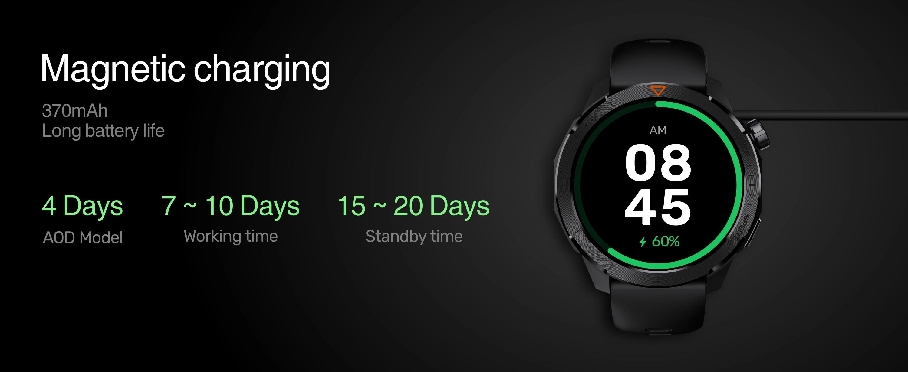 MG04 Smart Watch BT Call Heart Rate 3ATM Waterproof Fitness Tracker 1.43inch AMOLED Screen Sport GPS Smartwatch 2026