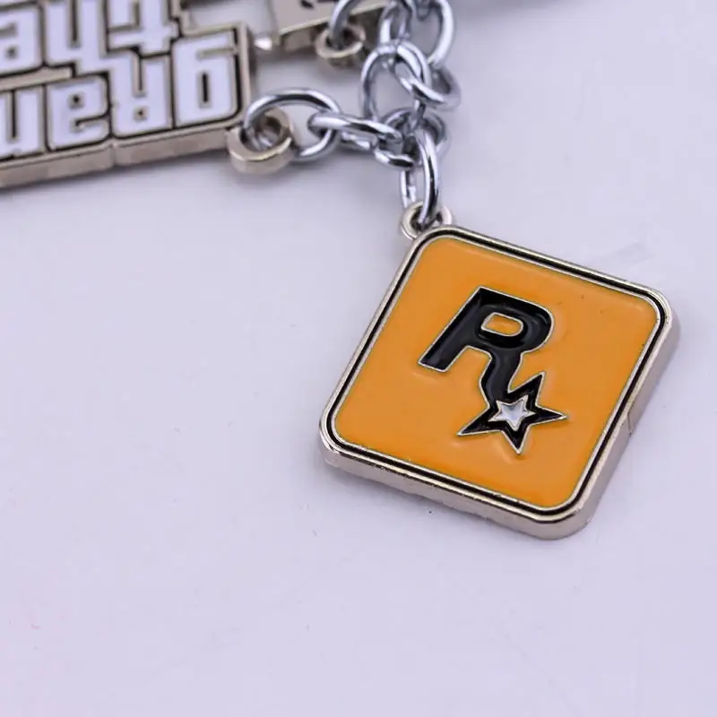 GTA 5 Keychain - Rockstar Jewelry for Men and Women
