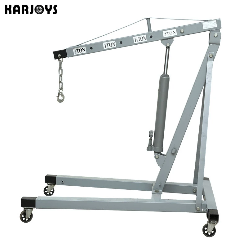 2 Tons  Heavy duty Discount Price Multifunctional Engine Hoist Hydraulic Foldable Shop Crane Engine Jack