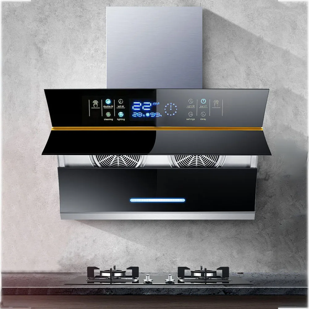 Slim Type Kitchen Cooker Use Range Hood Kitchen Cooker Hood Exhaust Chimney