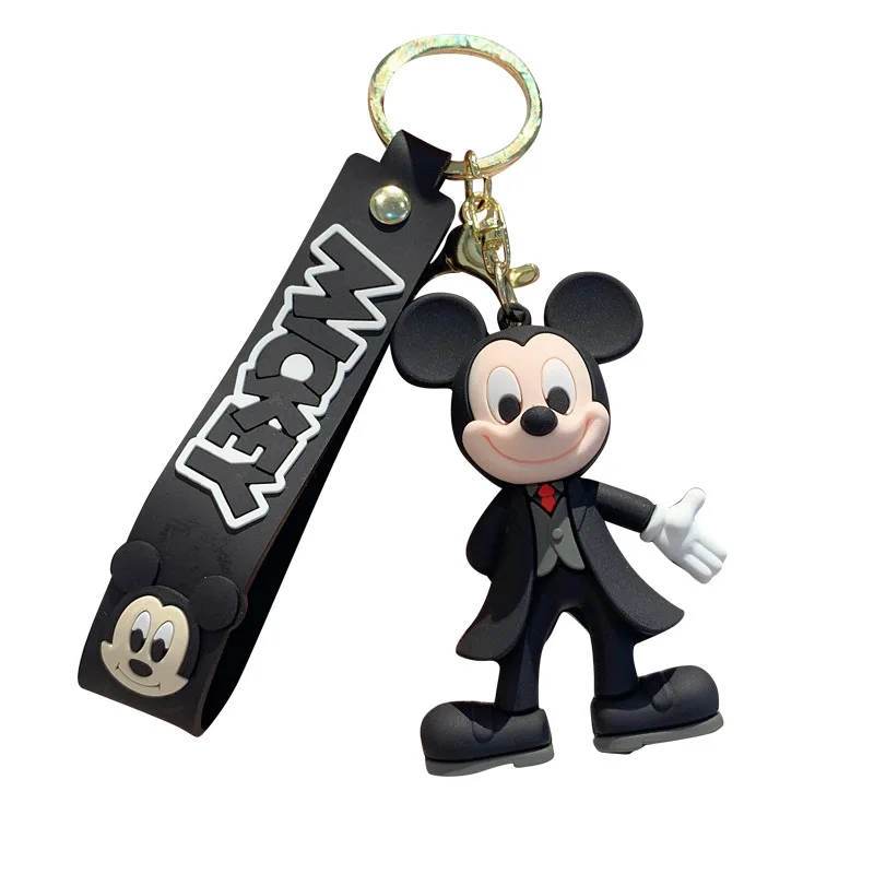 LV Disney Leather Metal Cute Cartoon Designer Keychain