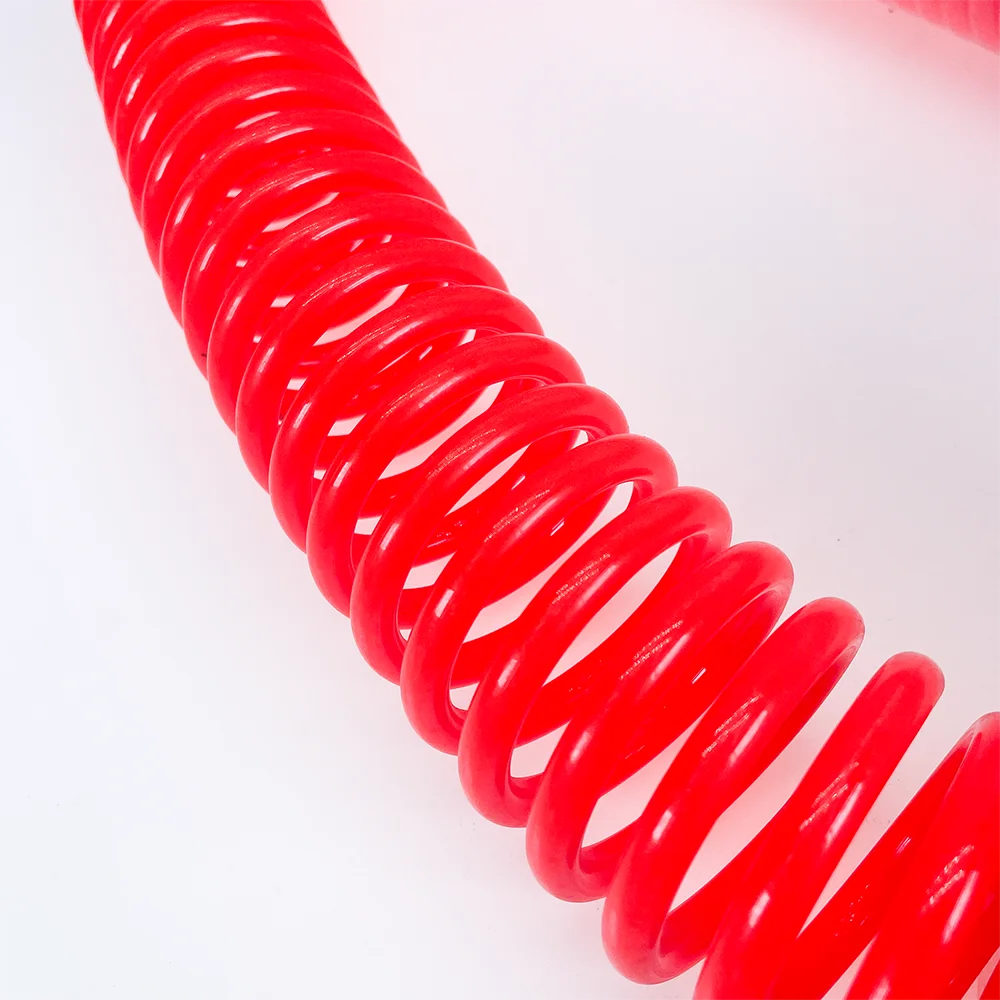 Air Compressor Spring Hose Coil with Quick Connect