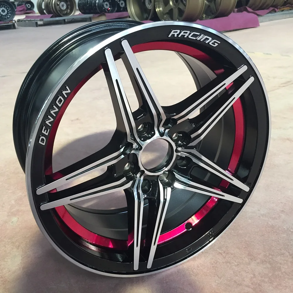 DM622 Factory Customized Aftermarket 4 Hole Car Rims Alloy Wheels 15 Inch