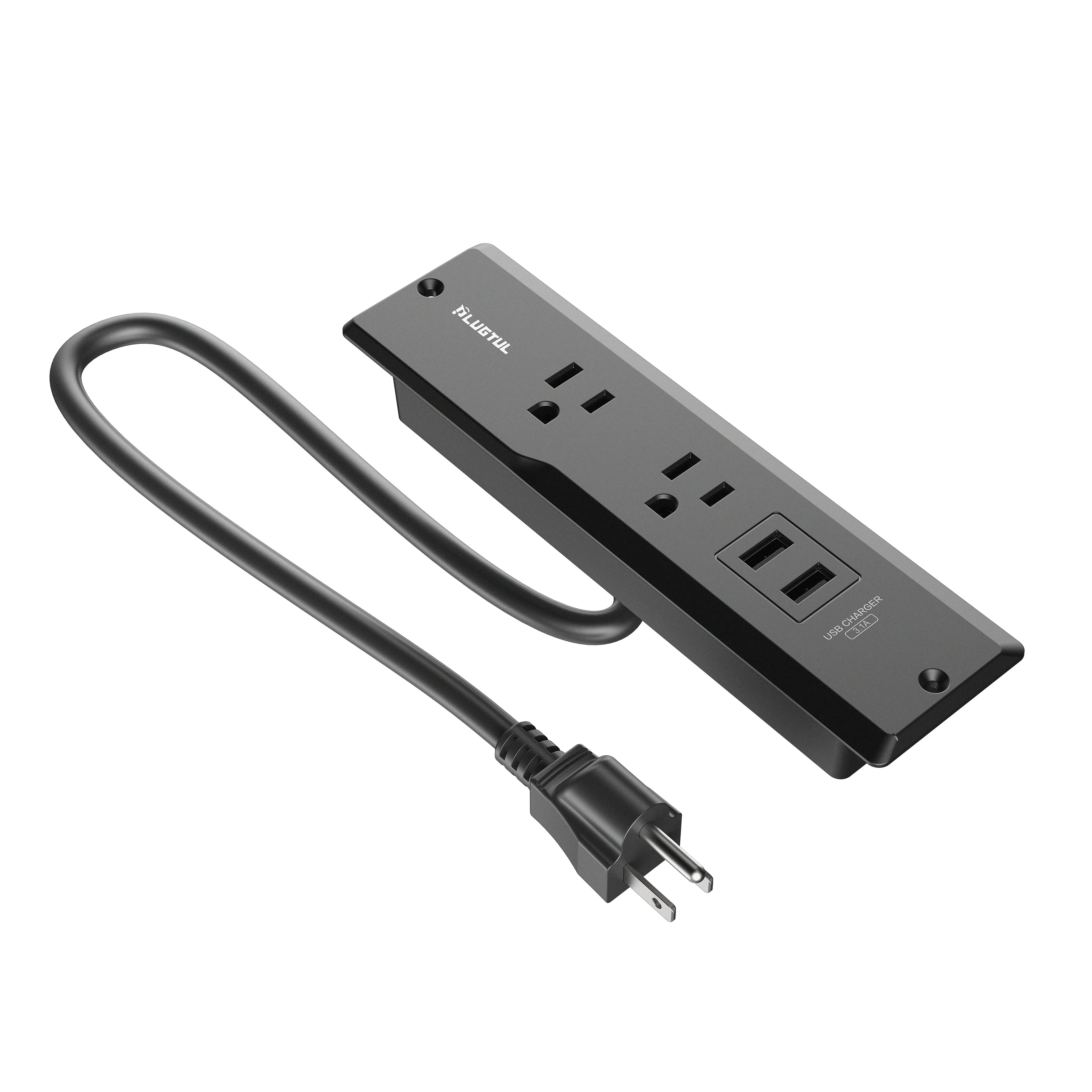 Recessed Power Strip 20w Usb C Port Conference Recessed Power Outlet Socket Fast Charging Usb C 4718