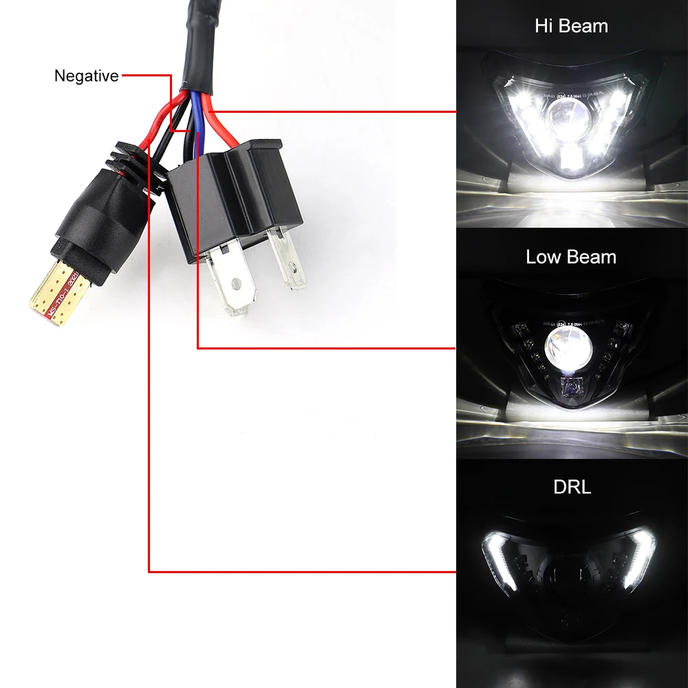 Motorcycle LED Headlight Angel Eyes DRL Assembly Compatible with G310GS 2018-2021 G310R 2016-2021
