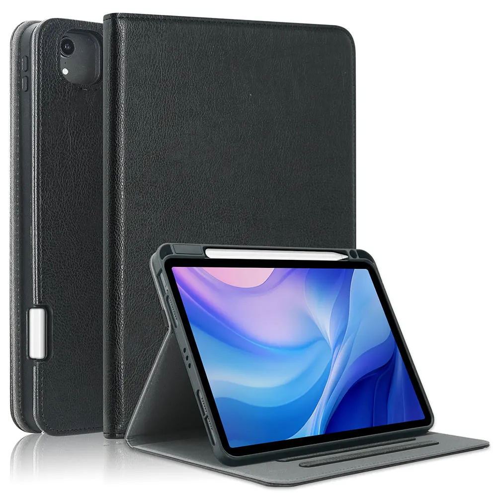 product laudtec pu leather book style tablet case 3 angle anti slip fold stand cover business travel for ipad air 11 2024 pro11 pbk319-3