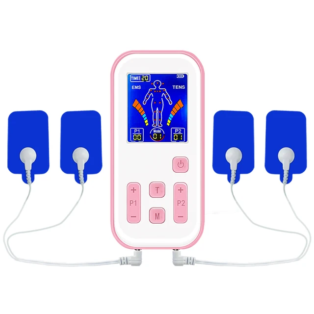 New Dual Output Electronic Pulse Digital Therapy Machine EMS Electronic Pulse Massager