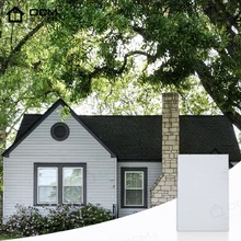 Modern Style Grey Wood Grain Fiber Cement Siding Panel Exterior Wall Concrete Cladding Board