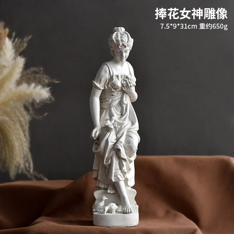 Nordic Mythological Figure Three Goddess Artwork Sculpture Home Furnishing Sample Room Decoration