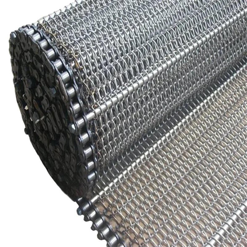 Chain mesh hot belts