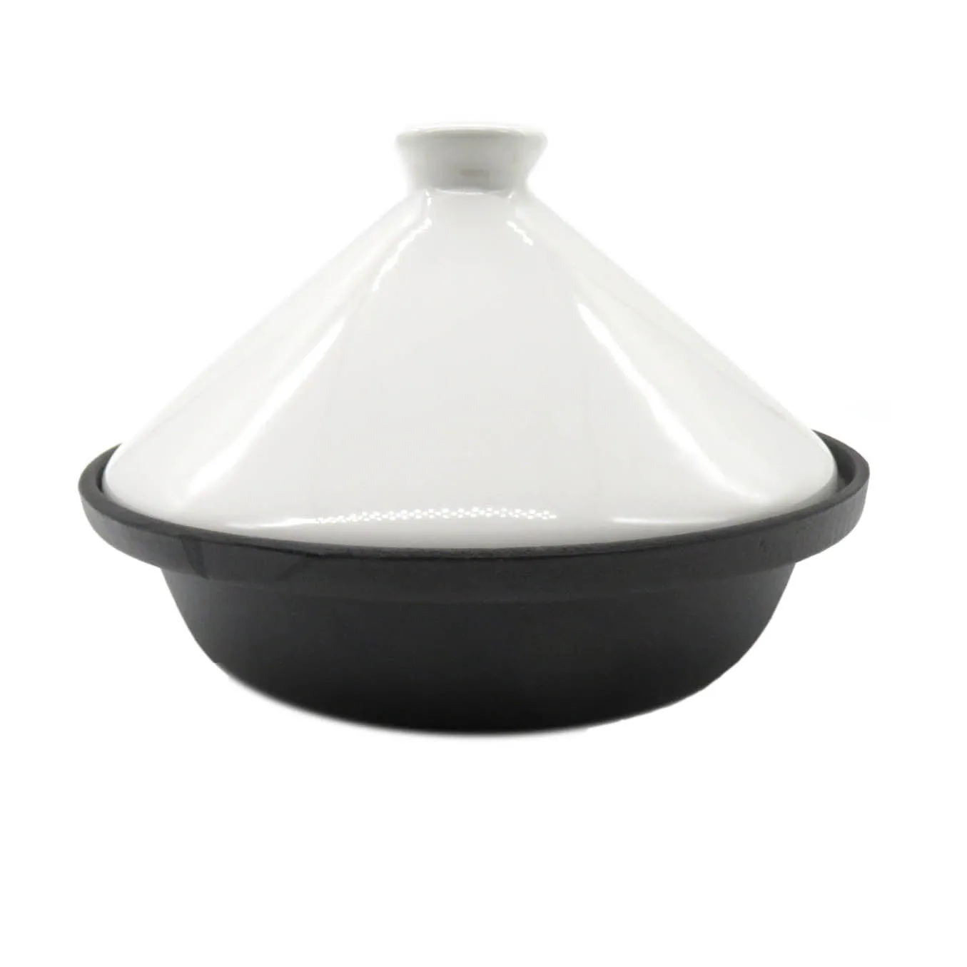 27cm Cast Iron Moroccan Tagine Pot With Two Handle And Ceramic Lid