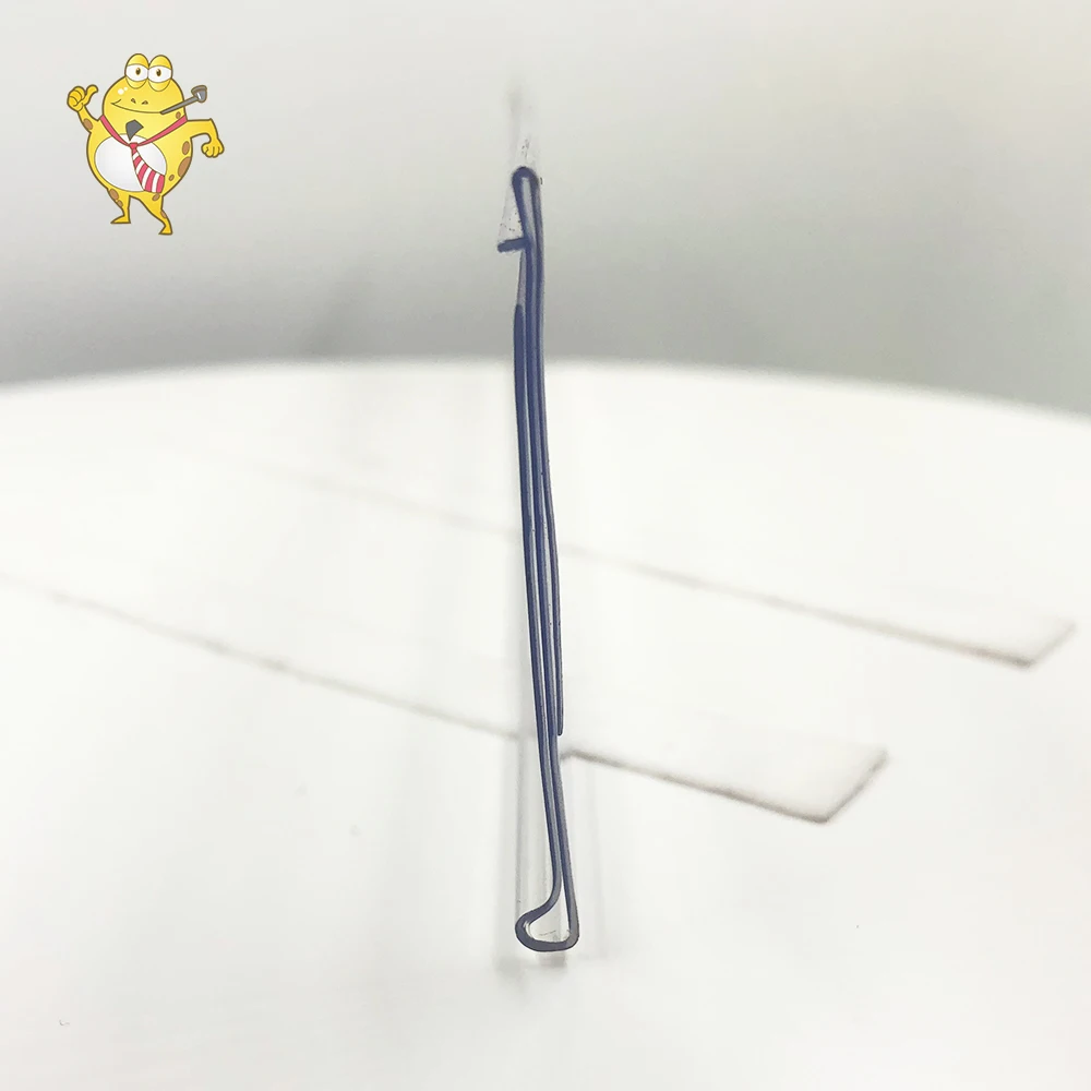 LAOHAMA Factory PVC Transparent Price Tag Holder Flat Data Strip Shelf Strip Display