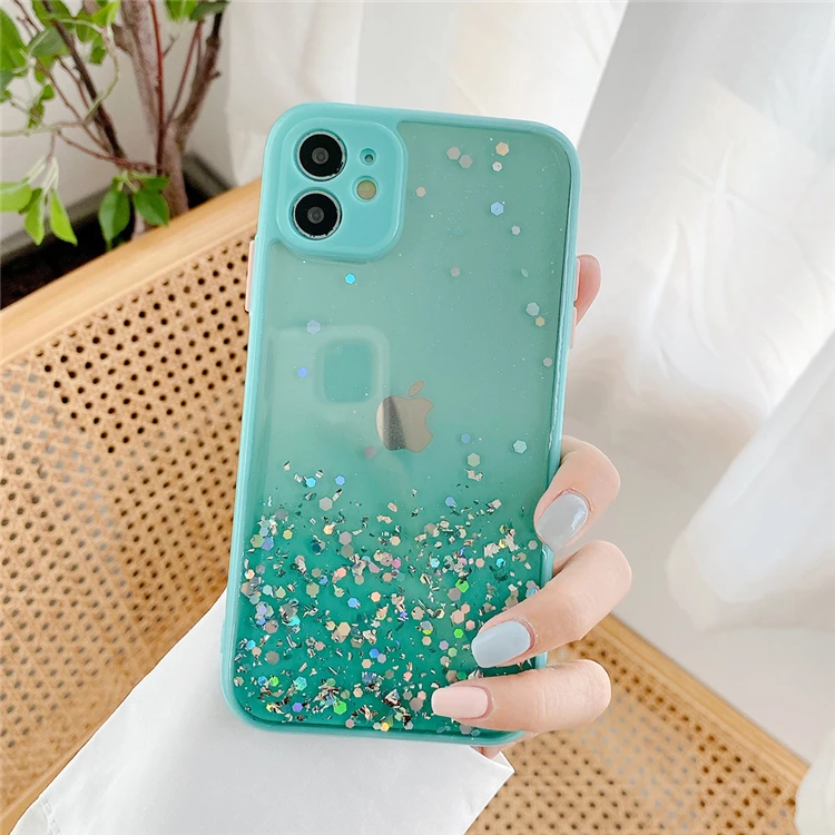 Coqinen Cover Per Xiaomi Redmi Note 12 4G, Ultra Sottile Custodia Glitter Con Protezione Fotocamera, Scintillante Oro Amore Cuore, Anti-Graffio Antiurto Morbida Silicone Paraurti Telefono Case, Rosa - Foto 9