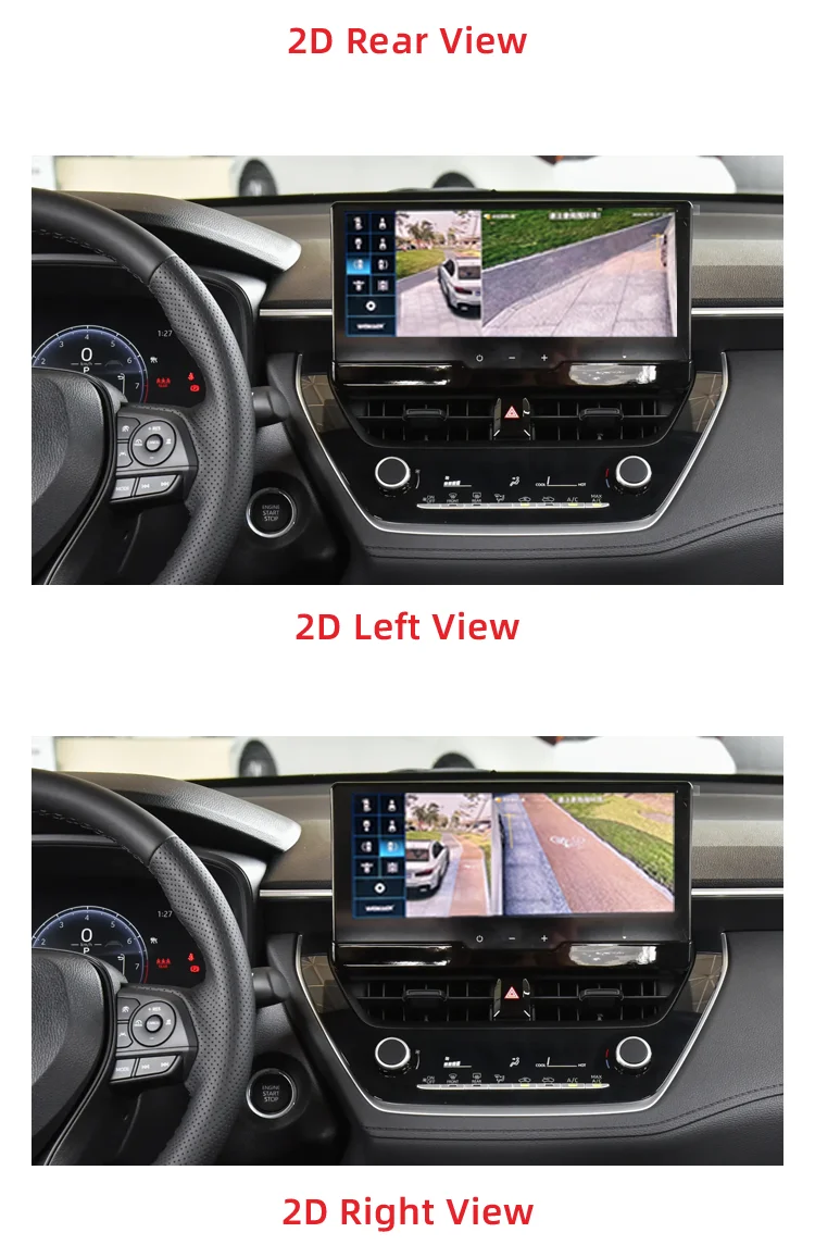 Wemaer Blind Spot Detection 3D AVM 1080P 360 Degree Car Bird View Camera System for Toyota Corolla Cross supplier