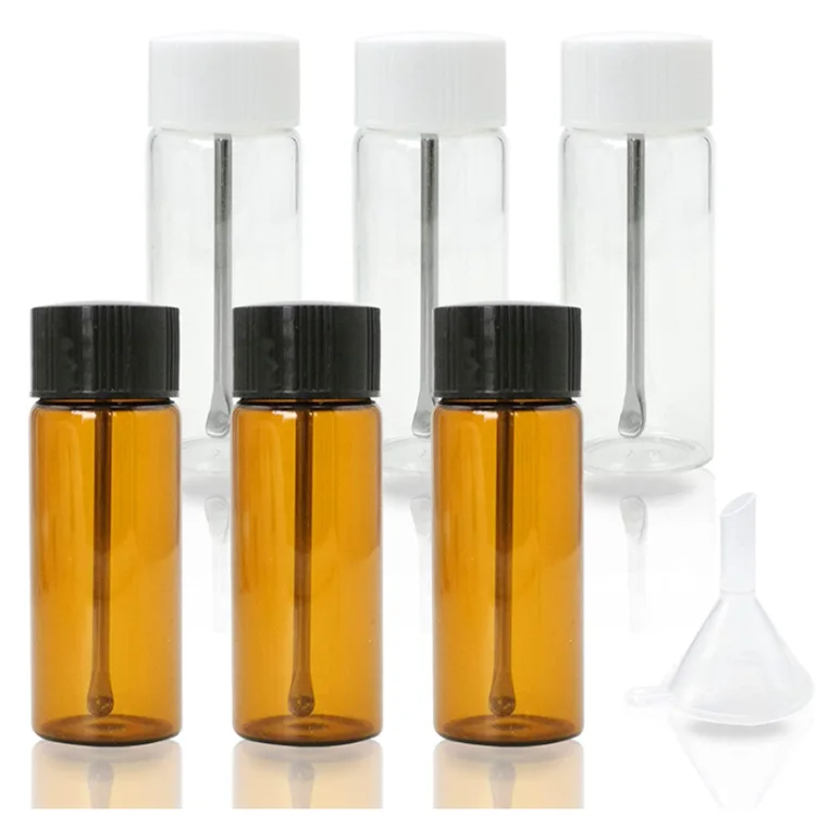 Wholesale 22mm 15ml Glass Vial Sniff Bottle With Spoon In Laboratory ...