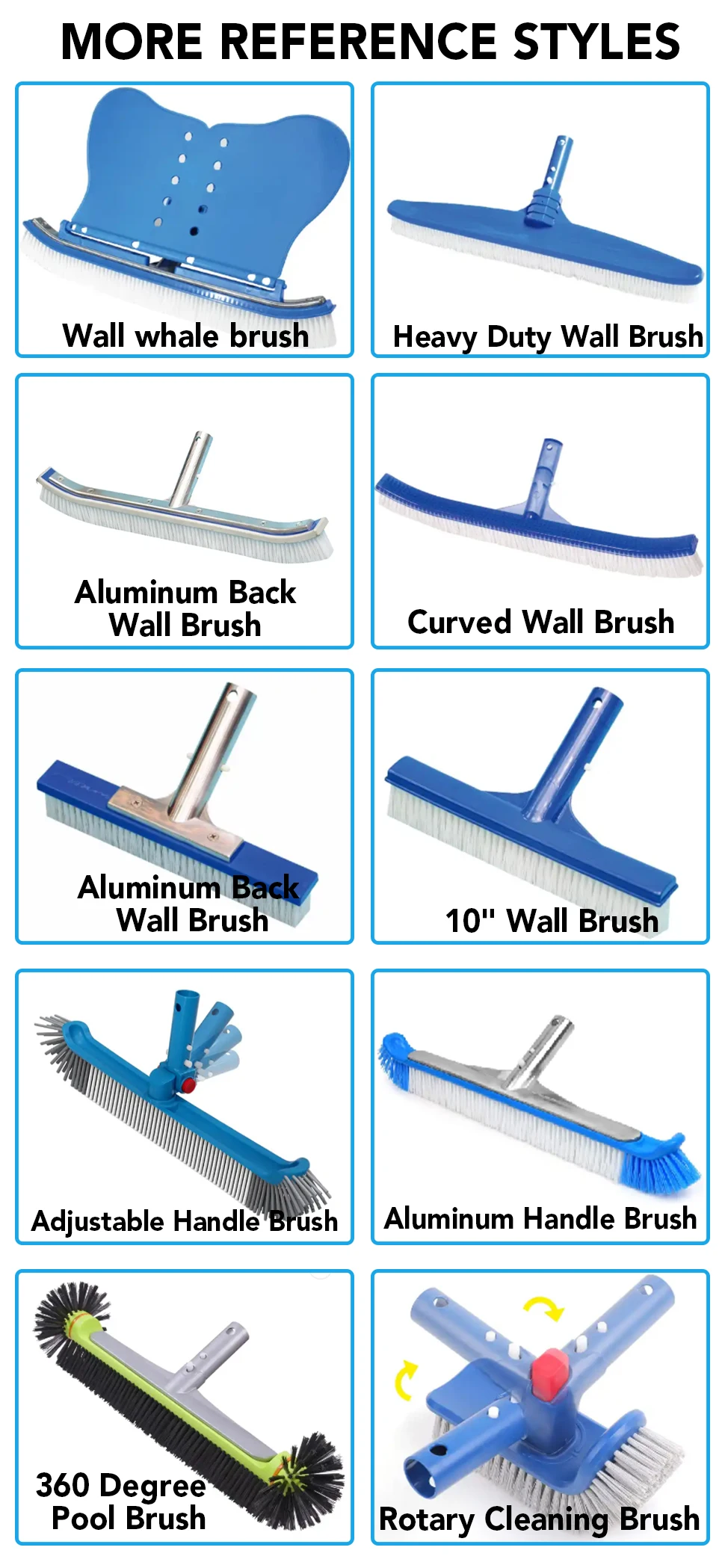 Heavy Duty Swimming Pool cleaning brush