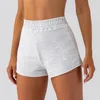 Gray White Sweater Shorts