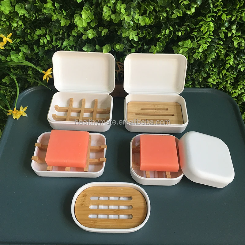 Modern Luxury Design Eco Friendly Bamboo Fiber Bathroom Soap Dish ...